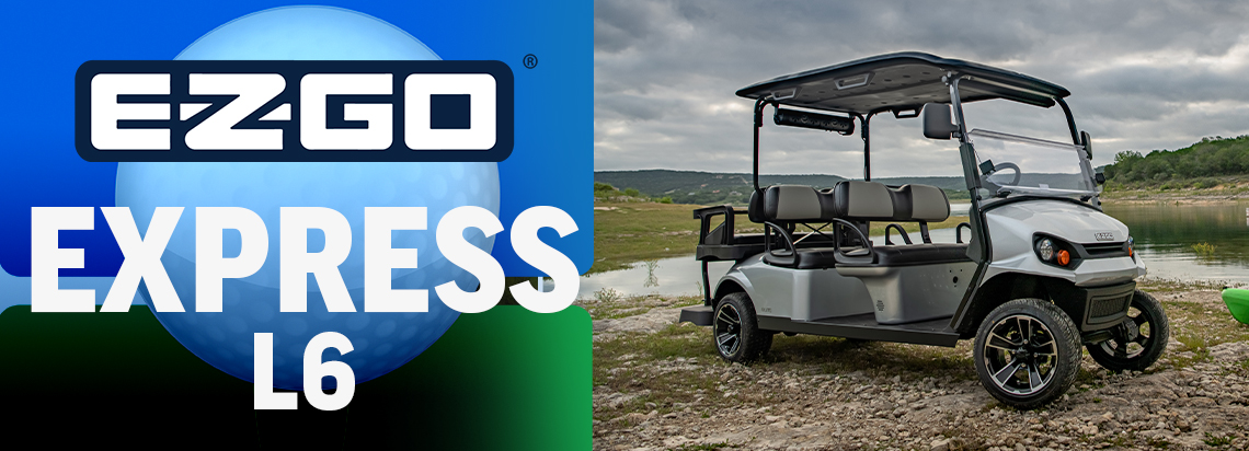 EZGO Express L6 Lake Erie Golf Cars